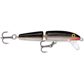Rapala J9-S Minnow Floating Jointed Lure, 3.5 inches (9 cm), 0.2 oz (7 g), Silver, S