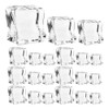 VICASKY 40pc Realistic Acrylic Ice Cubes Large Ice Cube Mould