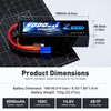 Zeee 4S Lipo Battery 9000mAh 14.8V 100C RC Lipos EC5