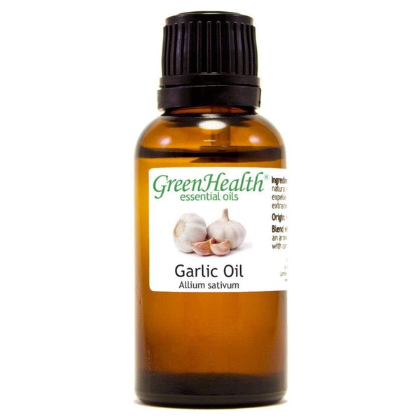1 fl oz Garlic Essential Oil (100% Pure & Uncut) - Greenhealth