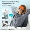 Ezona Heated Eye Mask, Warm Eye Compress Mask, USB Electric