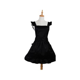 Hush & Vane Apron Ruffles Coffee Shop Waitress Maid Yume? Cheeks
