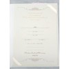 結婚証明書　シャイニー(ホワイト)　チャペル式　【誓約書】