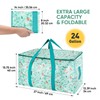 BALEINE 4-Pack Oversized Moving Bags with Reinforced Handles, Heavy-Duty Storage
