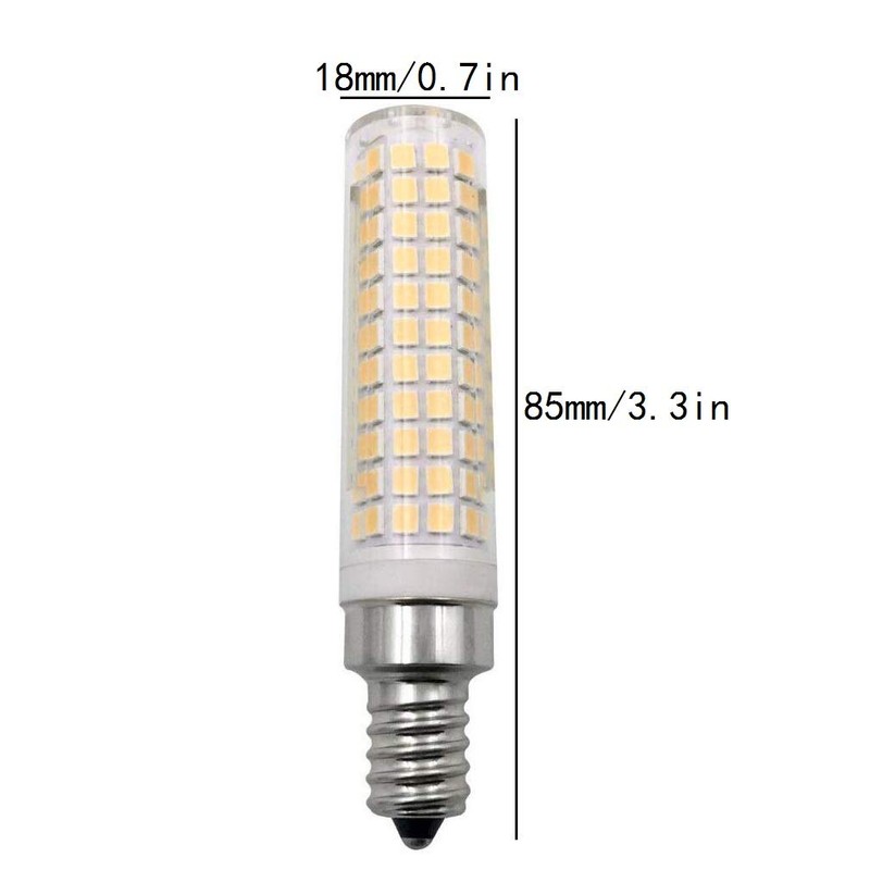 Lxcom Lighting 15W E12 LED Corn Bulb Dimmable 2 Pack-