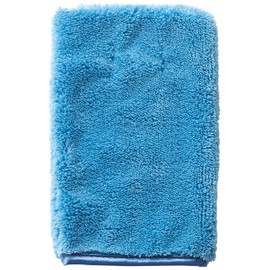 Yamazaki Sangyo 194292 DU799-000X-MB-BL Microfiber Mitten, Thick, Water Absorbent, Wiping, Damping, Blue, Width 5.9 x Depth 8.7 inches (15 x 22 cm)