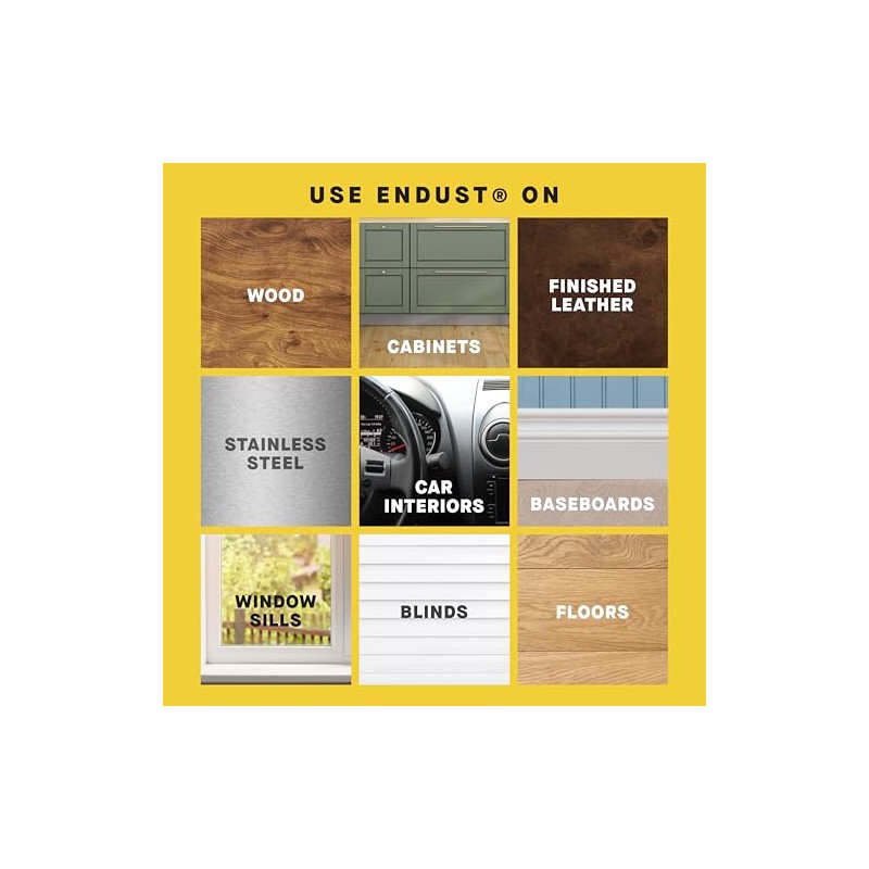 Endust Lemon Zest Multi-Surface Dusting and Cleaning Spray, Lemon Zest,