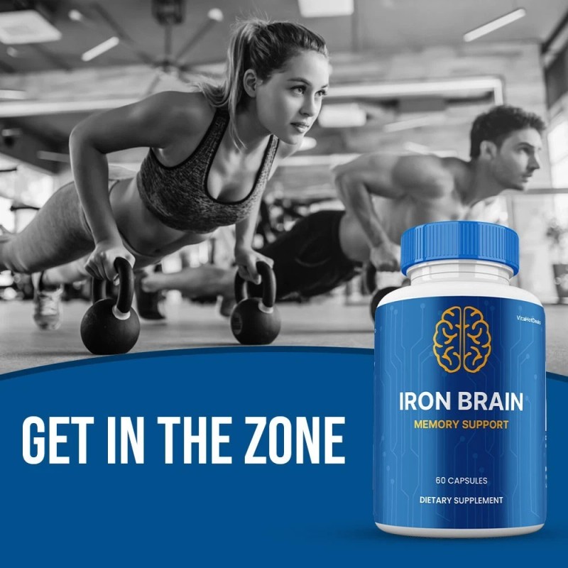 Iron Brain Capsules, Max Strength, IronBrain Supplement Neuro Health (1