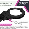 PRO-Cuff England Police Handcuffs. Real Metal Handcuffs. Heavy-Duty Steel. Professional