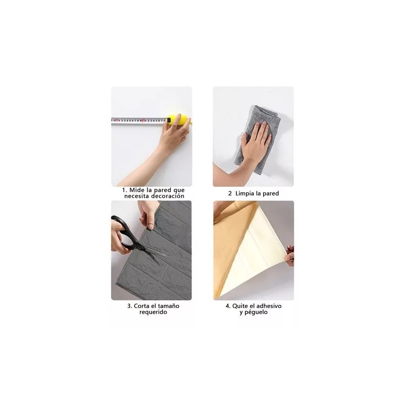 3D Wall Sticker Wallpaper Pegatina Pared Patron Ladrillo Paper Tapiz