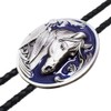 Western Native American wind 青馬 [Bolo Tie Necklace] polar Tie