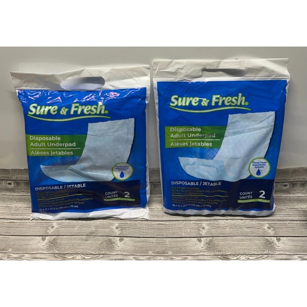 Sure & Free New-Sure & Free Disposable Adult Underpad 2