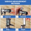 HEA 6" Digital Caliper, Precision Electronic Micrometer 150mm/0-6" with Large