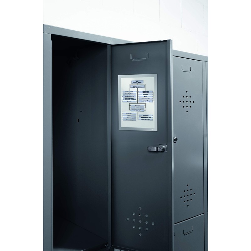 Durable Magnetic DURAFRAME Document Sign Holder, Half Letter-Size 5-1/2" x