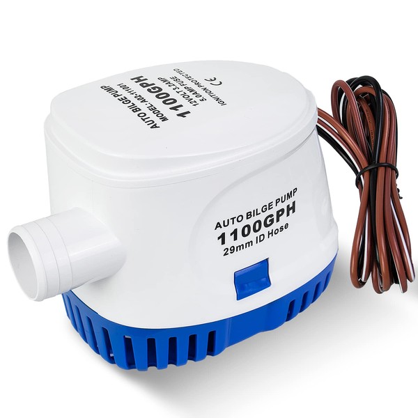 ECO-WORTHY Automatic 12V Bilge Pumps for Boats 1100GPH Auto with