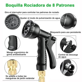 Cunbayi Flexibler Gartenschlauch Ausziehbarer Wasserschlauch f1r Bew?sserung, Gartenreinigung, Autow?sche, Gie?en | 1/2 und 3/4 Zoll Verkupferungsanschl1sse (Schwarz, 15M)