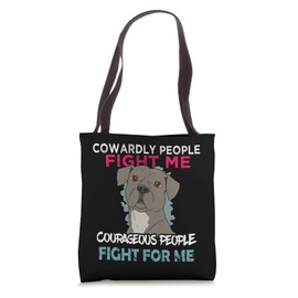 Pitbull Adopt a Pitbull Puppy Tote Bag