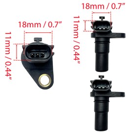 HYNYHT Automatic Transmission Input Output Speed Sensor Set 31935-1XF00 31935-1XF01 Compatible with JX35 QX50 QX55 QX60 Altima Cube Juke Kicks Maxima Murano NV200 Pathfinder Quest Rogue Sentra Versa