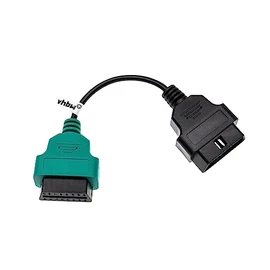 vhbw OBD2 Adapter A1 16 Pin OBD1 to OBD2 Compatible with Lancia Lybra, Thesis, Ypsilon Car, Car