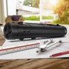 Flexzion Poster, Art, Document Tube with Strap, Expandable Waterproof Plastic