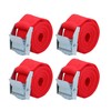 X AUTOHAUX 4pcs 3.3ft Cargo Tie Down Straps with Cam