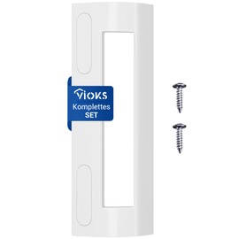 VIOKS Universal Fridge Handle 200 x 70 x 45 mm & White Door Handle Set with Mounting Distance 82-163 mm for Bosch Fridge with Freezer & Siemens Freezer / Ignis Fridge Accessories