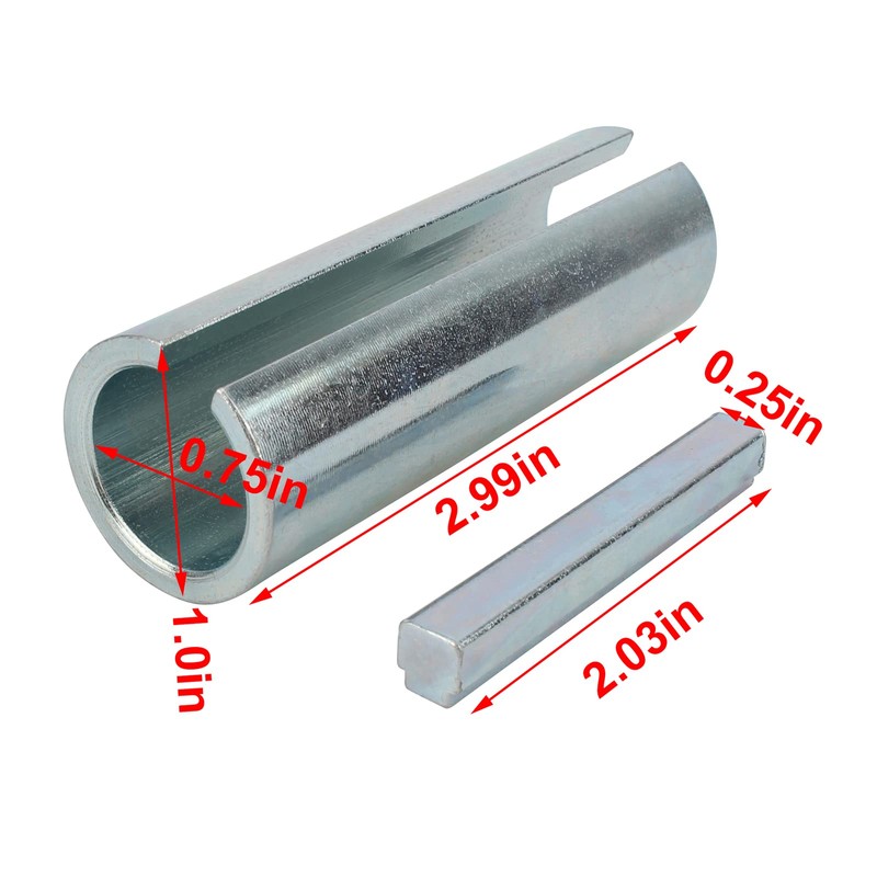 3/4" to 1" inch Reducer Crank Steel Gas Engine Shaft