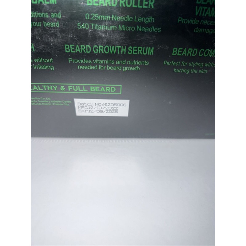 Goldworld Beard Care Gold world Beard Growth Kit Professional 9PC