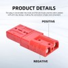 cnaodun 4 Pcs 6-10 Gauge Anderson Connector Plug 50A 12-36V