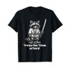 Funny T'was The 'Tism M'Lord Funny Medieval Knight Raccoon T-Shirt