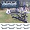 Colinktool Boat Trailer bunk Brackets,Heavy-Duty Steel Pontoon Trailer V Wing
