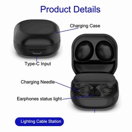 Earbuds Wireless Charging Case for Buds Pro SM R190, Bluetooth Earbuds True Wireless Box for Buds Pro SM R190…