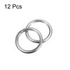 sourcing map 304 Stainless Steel O Rings, 12 Pieces 35