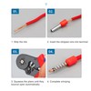 1000Pcs Insulated Ferrule Electrical Pin Crimp Terminals 20 AWG Cord