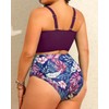 Daci Plus Size Two Piece Swimsuits - Women High Waisted