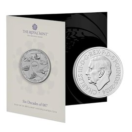 2024 Six Decades of Bond - Completer £5 UK Brilliant Uncirculated Mint Pack