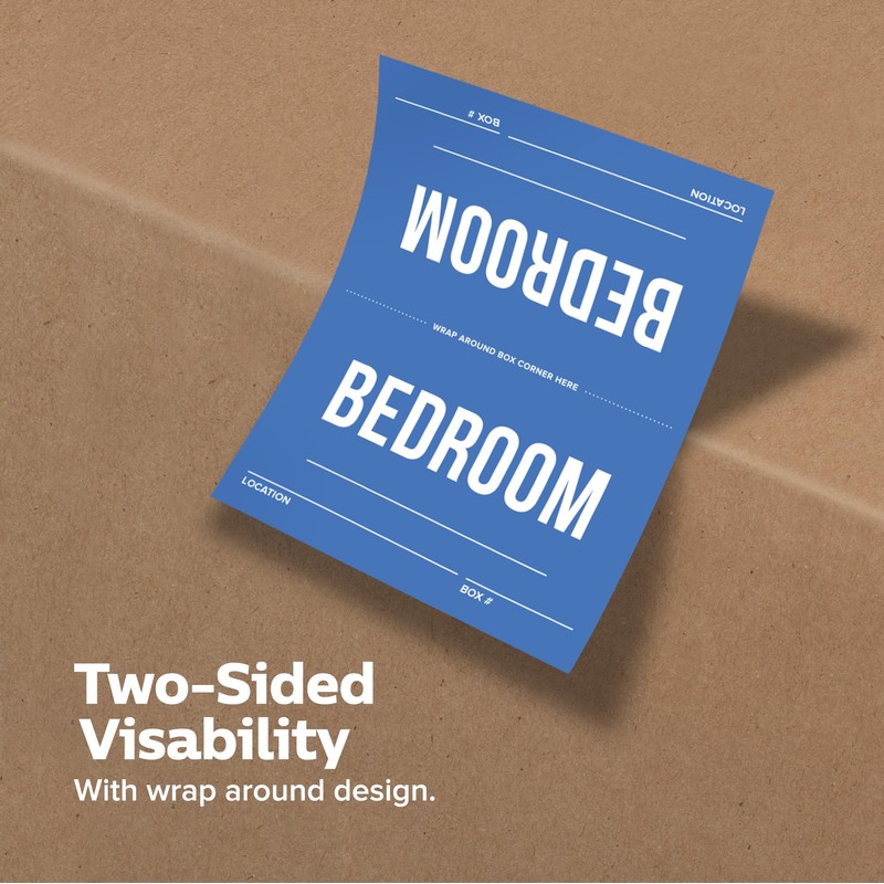 Home Packing Labels - 160 Set Color-Coded Moving Stickers, New