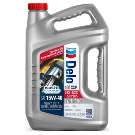 Chevron Delo XSP 15W-40 Heavy Duty Synthetic Diesel Motor Oil, 1 Gallon
