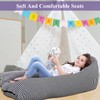 Stuffed Animal Toy Storage Bean Bag Chair Seat for Kids