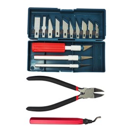 3D Print Advanced Deburring Tool Kit Durable Materials, Ergonomic Design for Comfortable Handling. Ideal for 3D Printed Model Support Removal and Edge Deburring