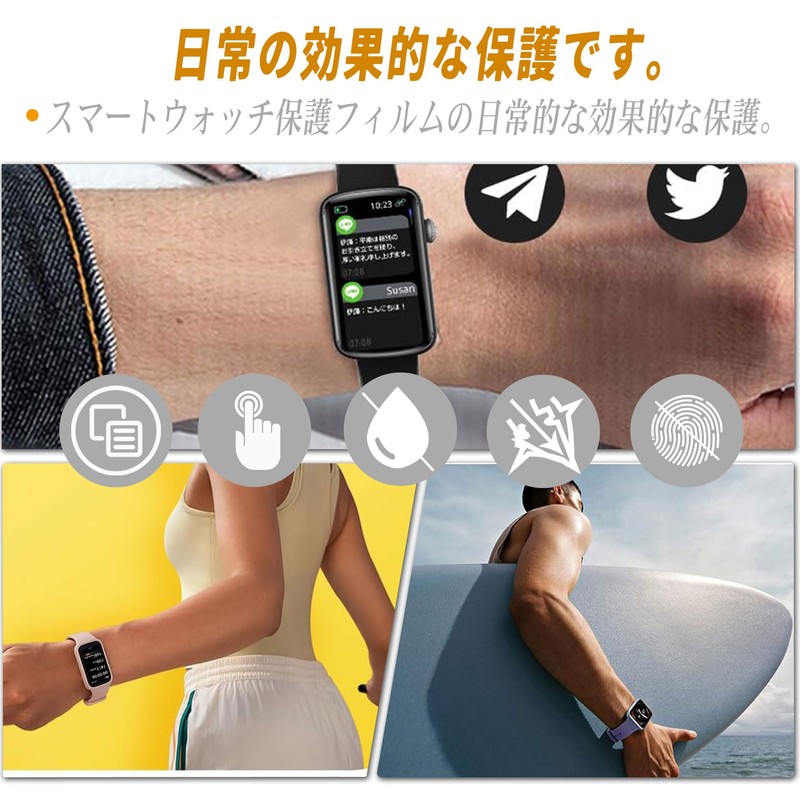 For EGQINR Smart Watch 1.57 Inch Film Protective Film High
