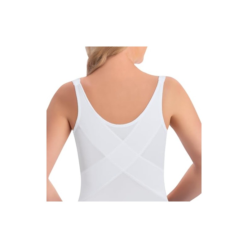 Plusform Firm Control Body Briefer White 38D