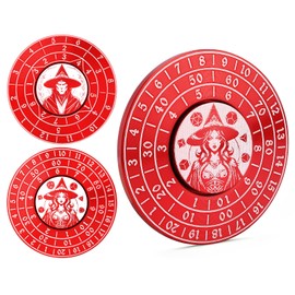 PJOY Spinner Dice 7-in-1 Metal DND Dice Set Built-in D4, D6, D8, D10, D%, D12 and D20 Unique Dice Spinner Wizard Metal D&D Dice for Dungeons and Dragons DND Gifts Stocking Stuffers