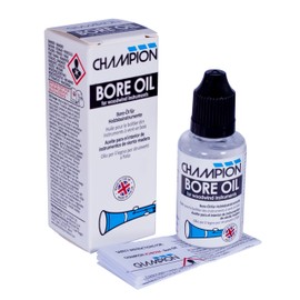 Champion Bore Oil For Clarinet, Oboe, Recorder, Bagpipes & Wooden Musical Instruments. Musical Instrument Care Bore Oil Enriches Tonewood & Reduce Cracking & Warping. Made in the UK (30ml)