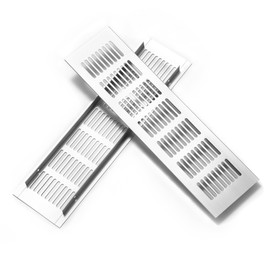 Ventilation Grille Aluminium Ventilation Grille Rectangular Exhaust Grille Corrosion Protection for Ventilation of Cabinets and Bedrooms 30 x 8 cm