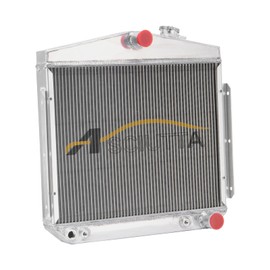 ASCIUTTA 3 Row Core Aluminum Radiator for 1955-1957 Big Block/Small Block Chevy V8 I6 3.8L/4.3L 1956