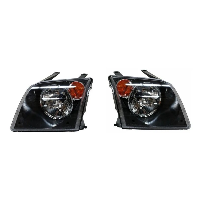 Par Juego Faros Ford Ecosport 2004 - 2005 C/cuarto Ambar