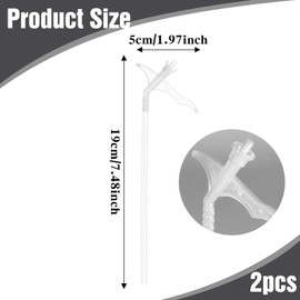 10Pcs Spray Foam Nozzle Replacement Tubes Nozzle Attractive Expanding Foam Nozzles Spray Foam Replacement Tube for DIY Spraying as Shown Industrial Adhesives