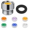 Honoson 1 Set Shower Flow Reducer Limiter Set 1/2 Inch