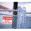 (2 pack) Faittoo No Parking Do Not Block Gate Sign,